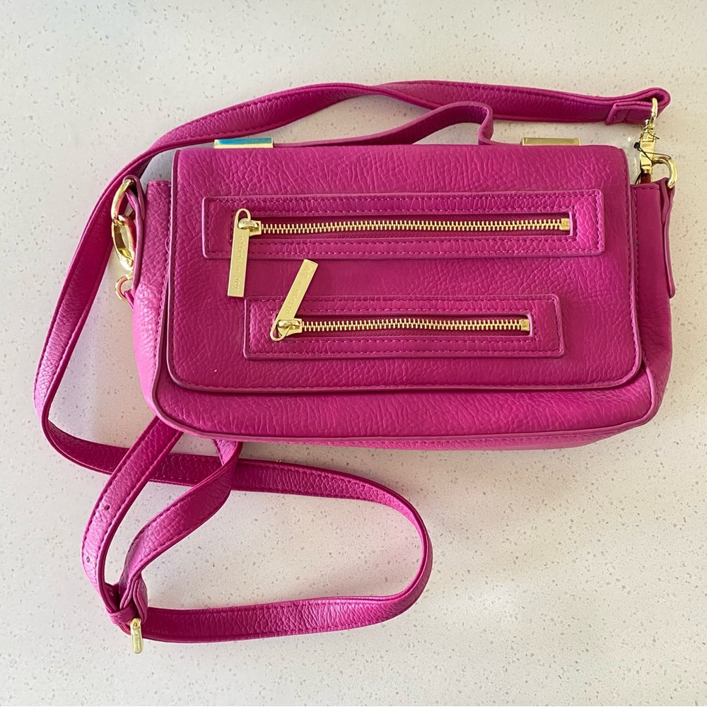 Olivia + Joy Hot Pink Crossbody Bag